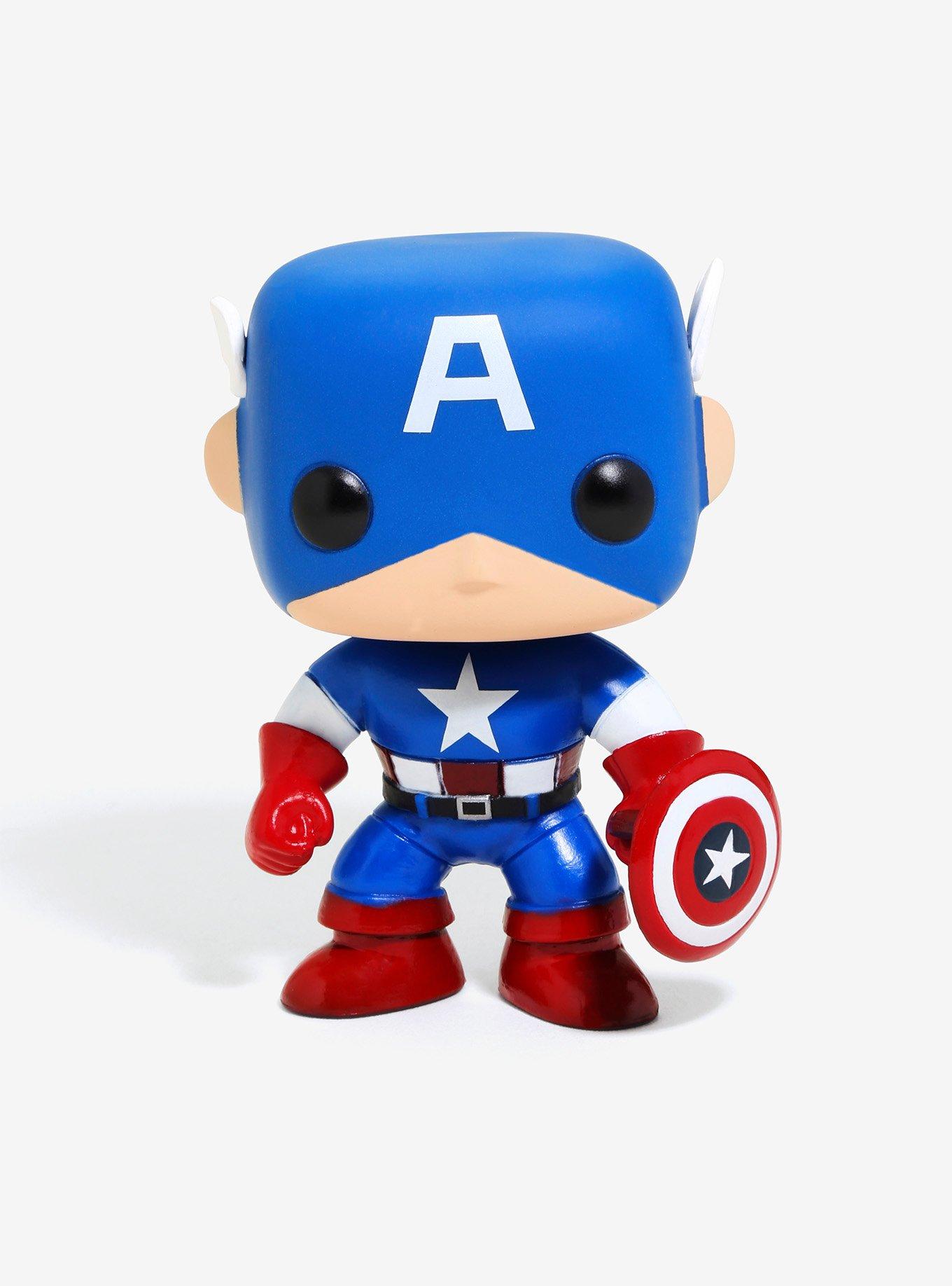 Funko Marvel Pop! Captain America Vinyl Bobble-Head, , hi-res view 1