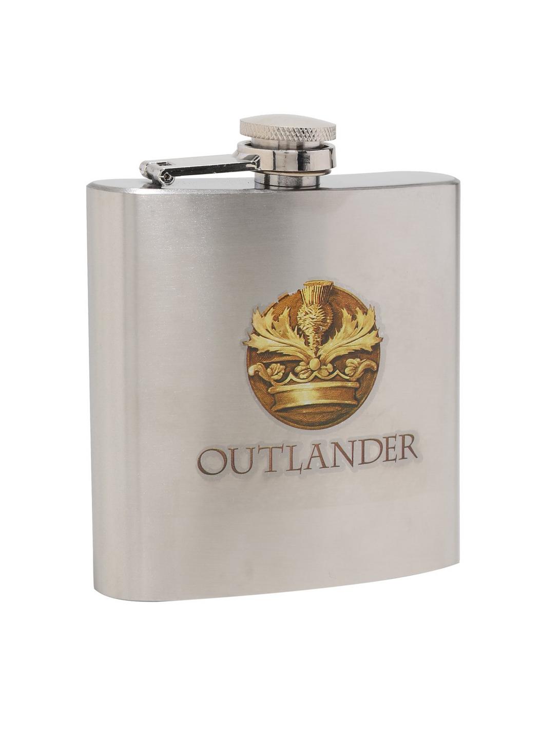 Outlander Logo Stainless Steel Flask, , hi-res
