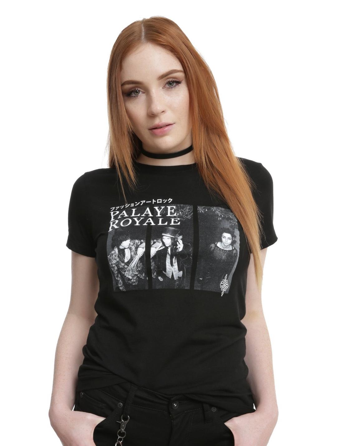 Palaye Royale Three Panel Girls T-Shirt, BLACK, hi-res
