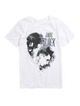Andy Black Watercolor T-Shirt, WHITE, hi-res