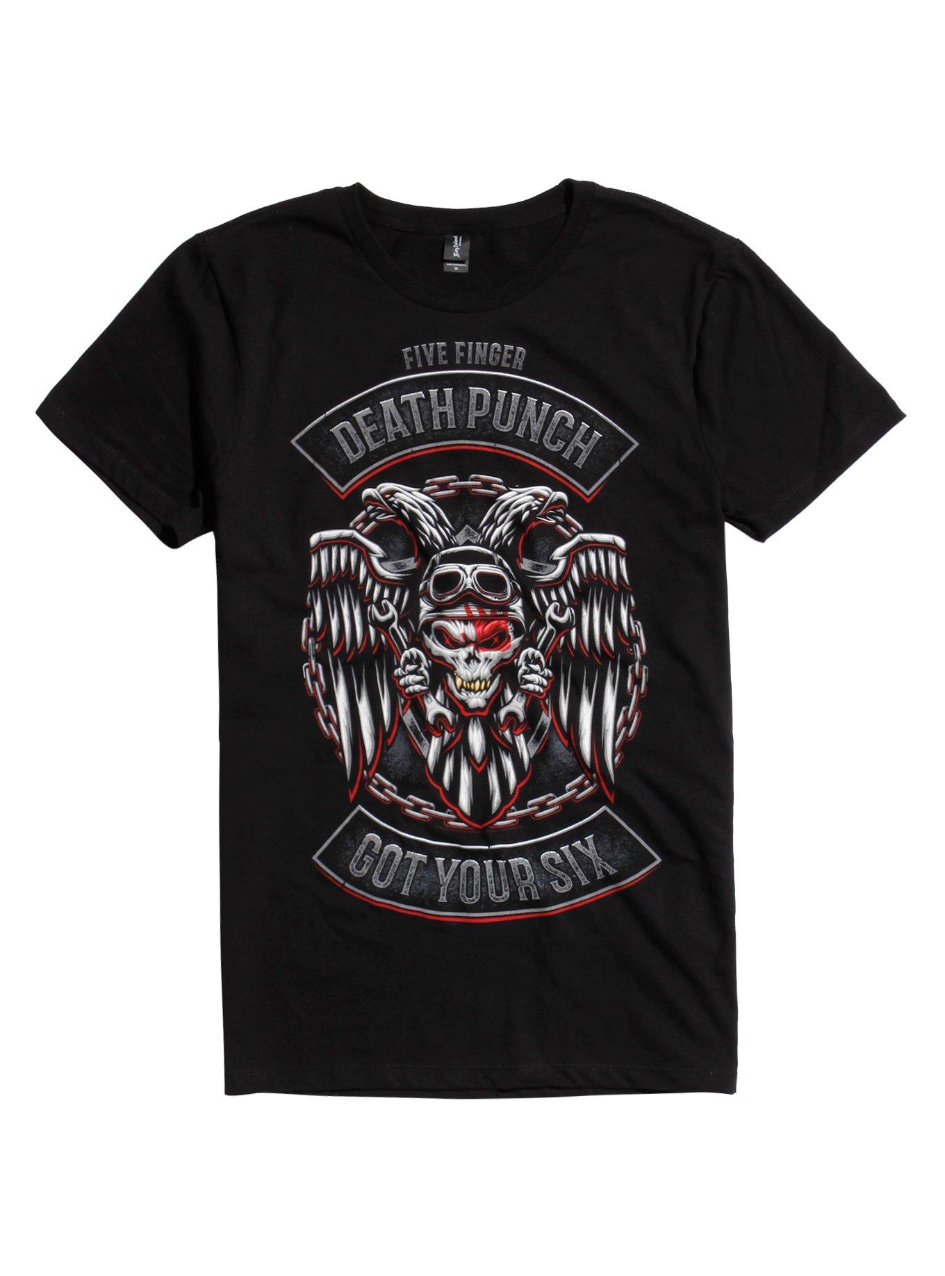 Five Finger Death Punch Got Your Six Club T Shirt Hot Topic