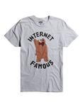 We Bare Bears Internet Famous Grizz T-Shirt, BLACK, hi-res