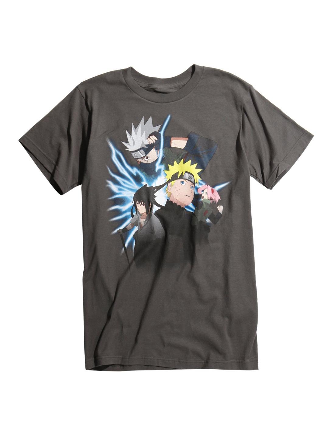 Naruto Shippuden Team 7 T-Shirt, GREY, hi-res