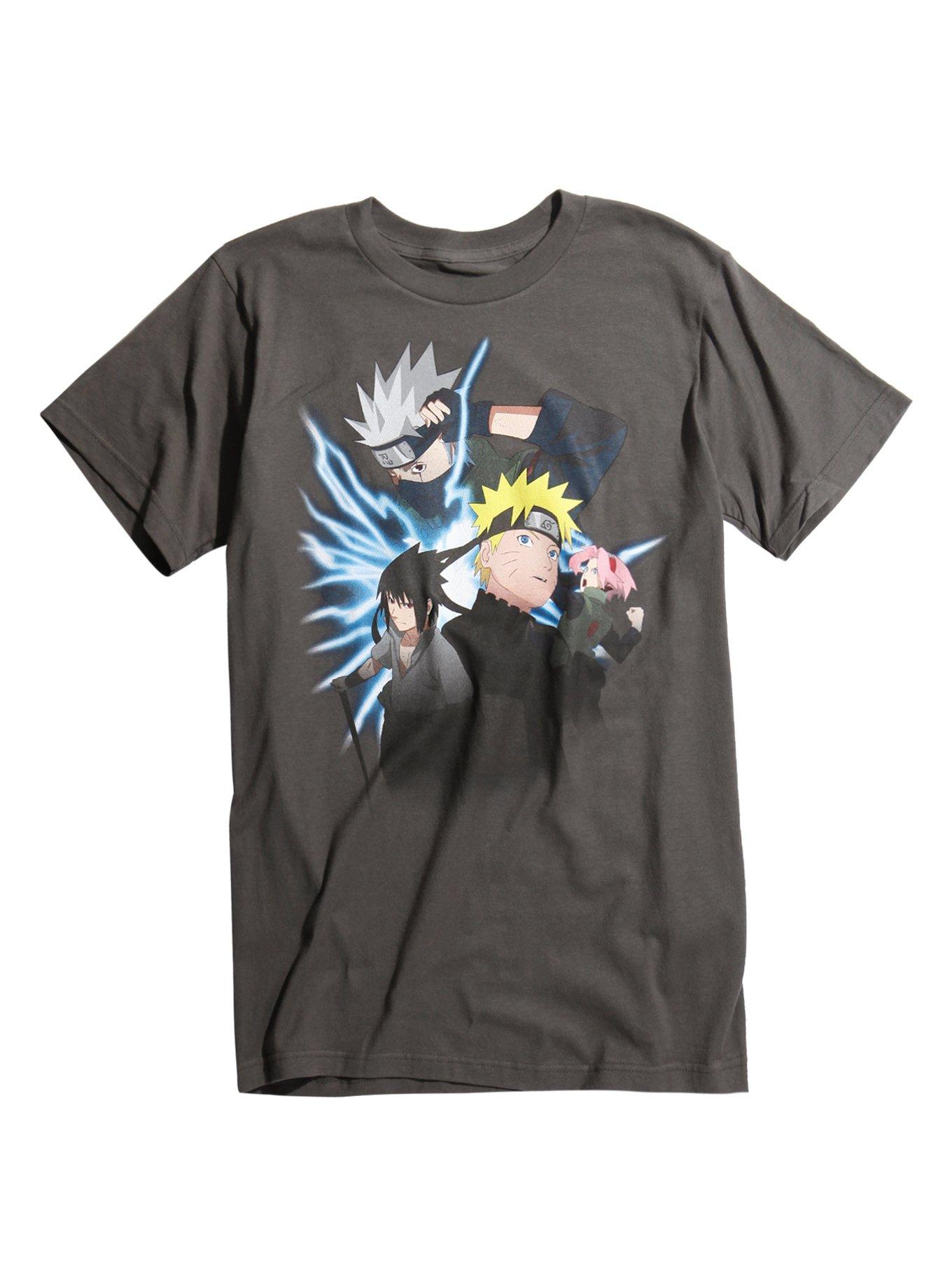 Naruto Shippuden Team 7 T-Shirt, GREY, hi-res