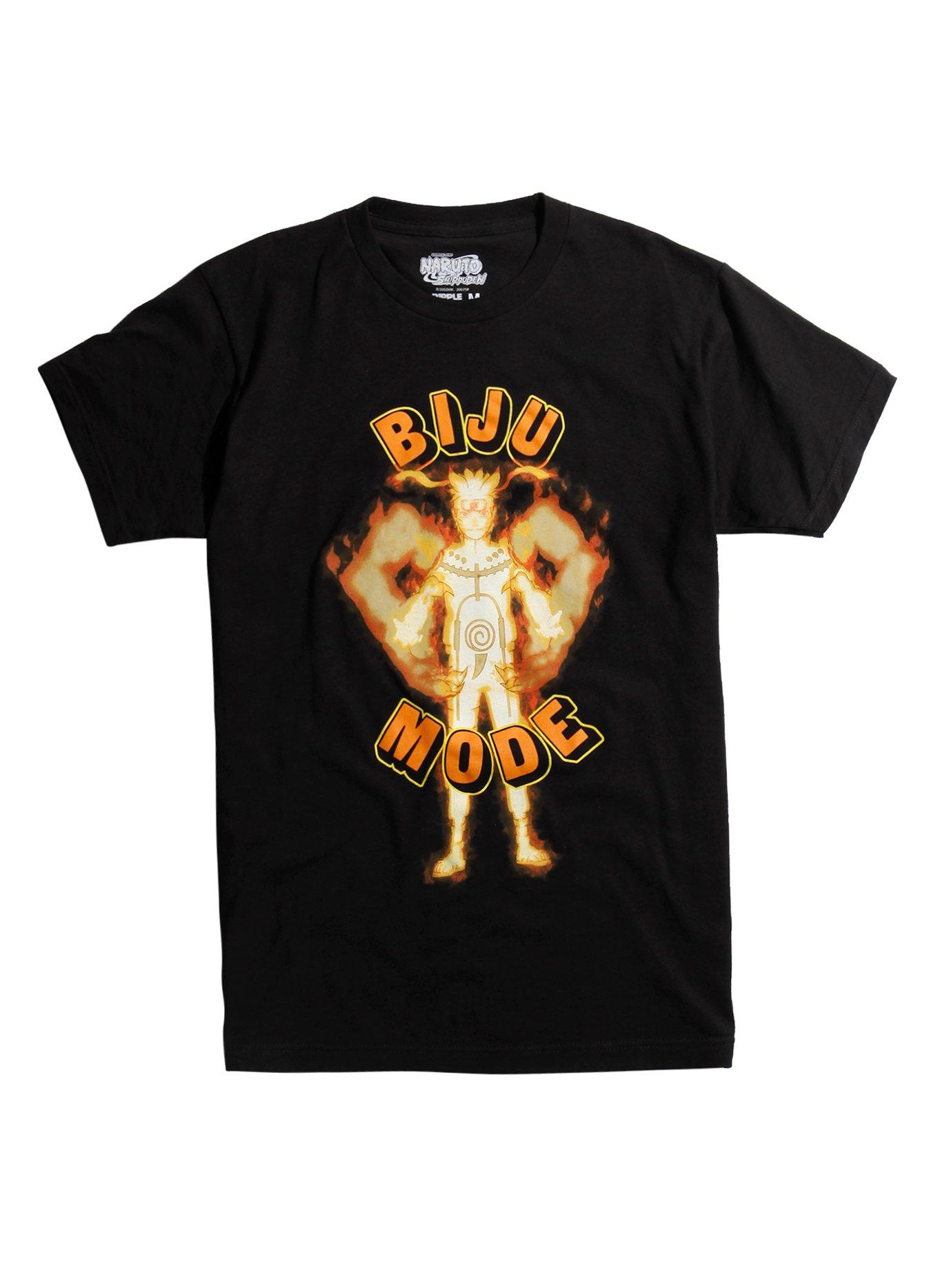 Naruto Shippuden Biju Mode T-Shirt, BLACK, hi-res