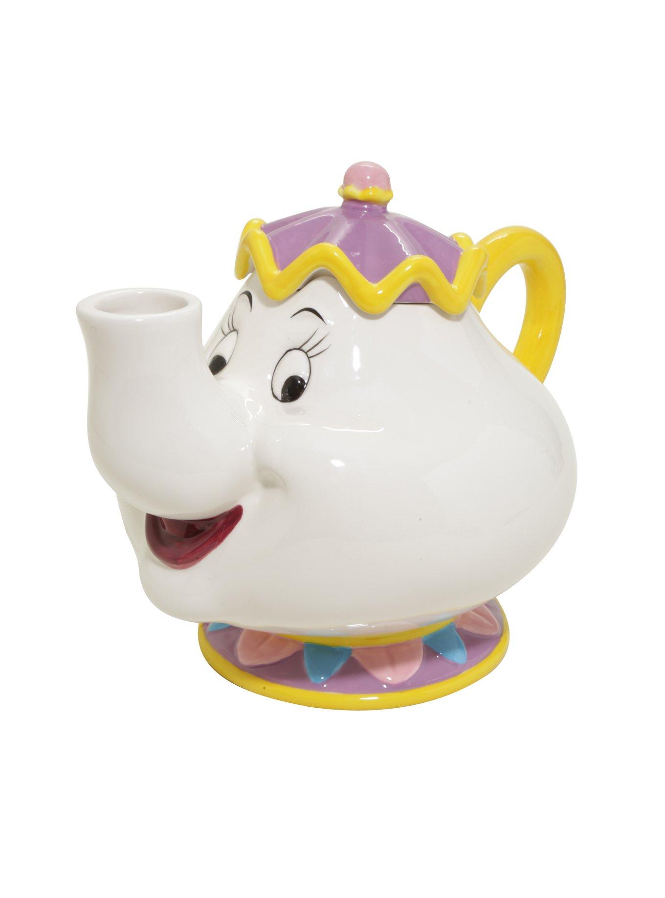Disney Beauty And The Beast Mrs. Potts Ceramic Teapot Hot Topic