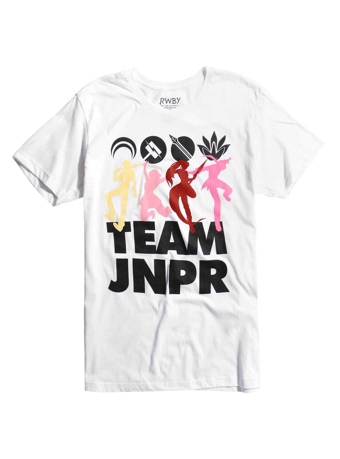 RWBY Team JNPR Silhouette T-Shirt, WHITE, hi-res