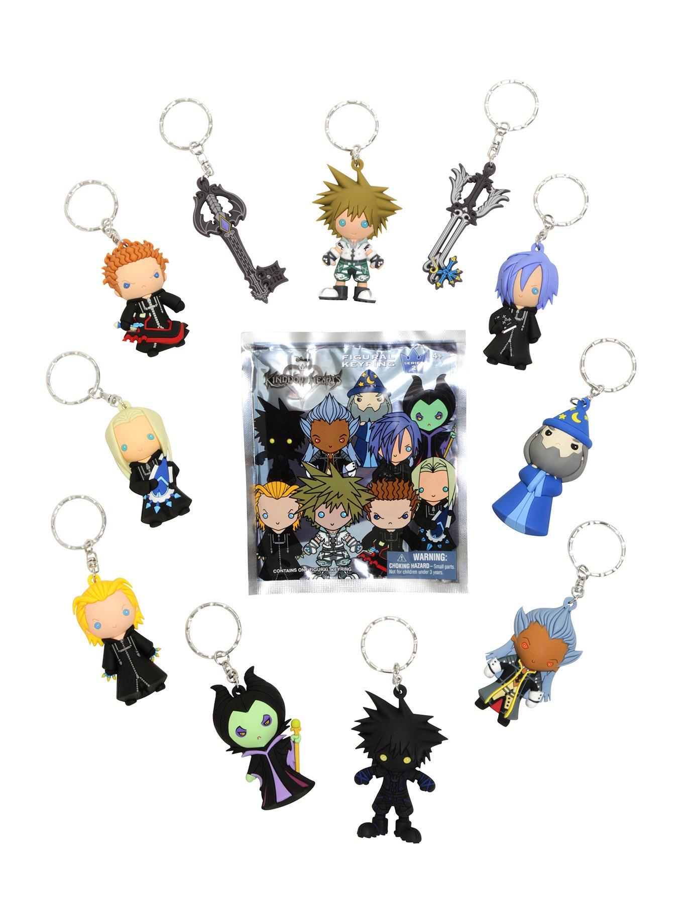 Disney Kingdom Hearts Series 2 Keyring Blind Bag, , hi-res