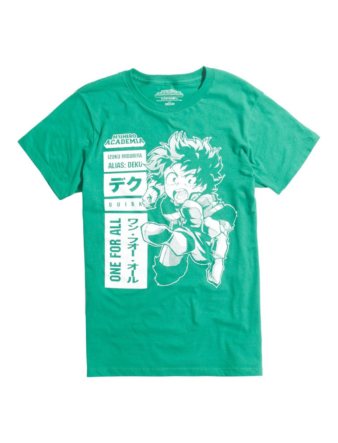 My Hero Academia Izuku One For All T-Shirt, GREEN, hi-res