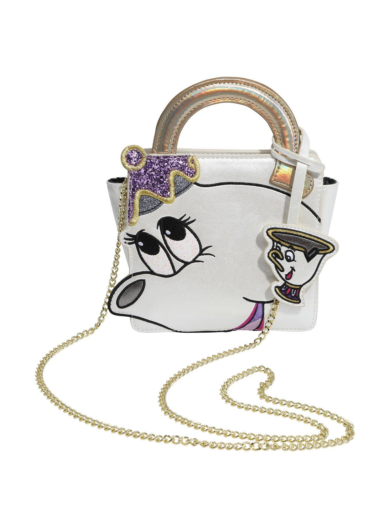 Danielle Nicole Disney Beauty And The Beast Mrs. Potts & Chip Crossbody Handbag, , hi-res