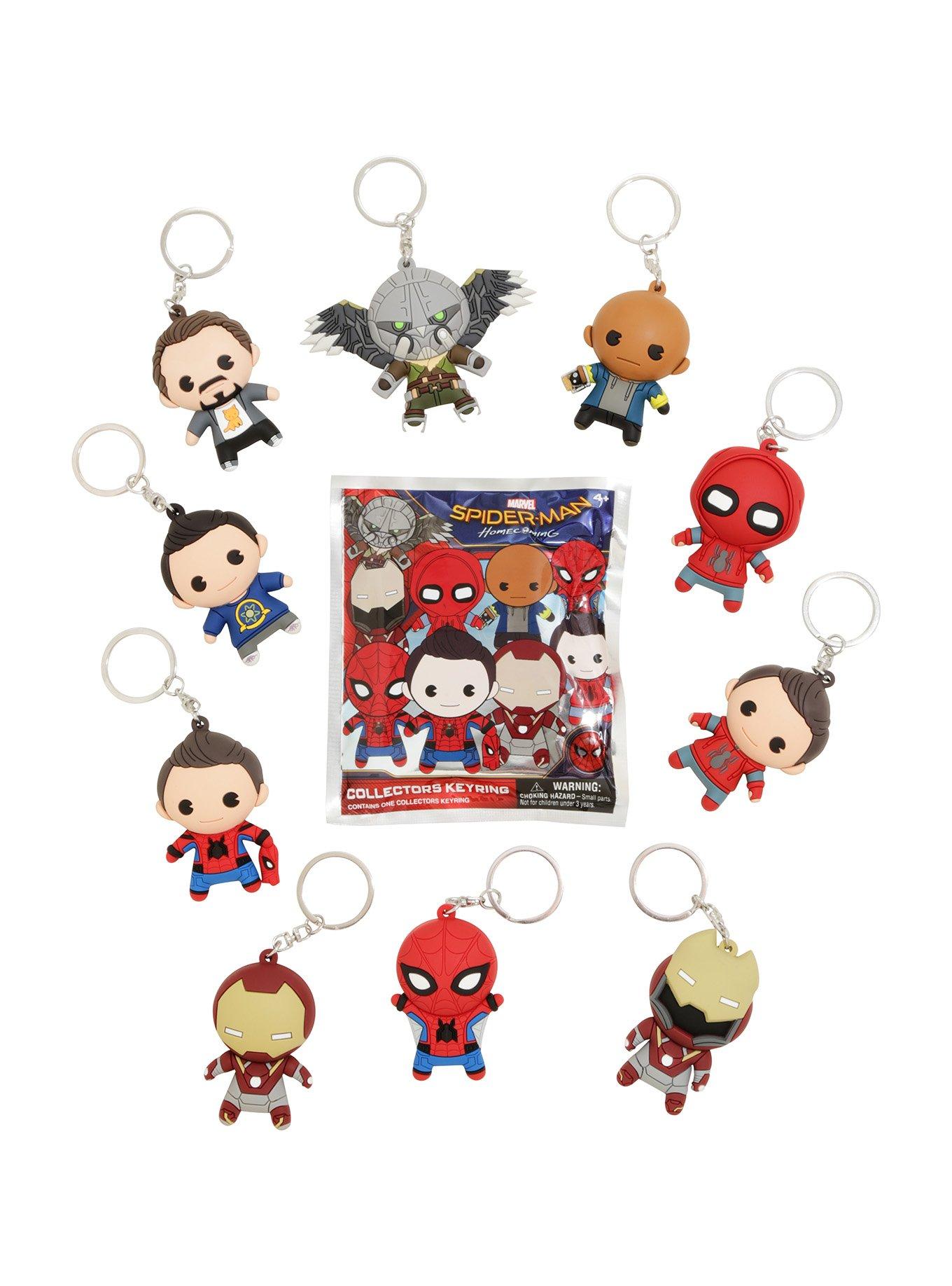 Marvel Spider-Man: Homecoming Key Chain Blind Bag Figure | Hot Topic