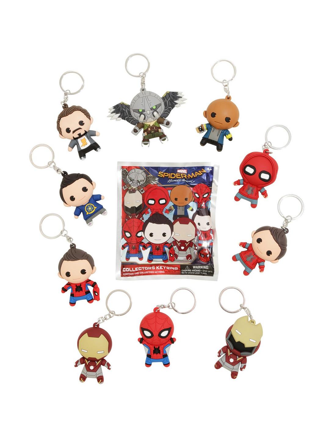 Marvel Spider-Man: Homecoming Key Chain Blind Bag Figure, , hi-res