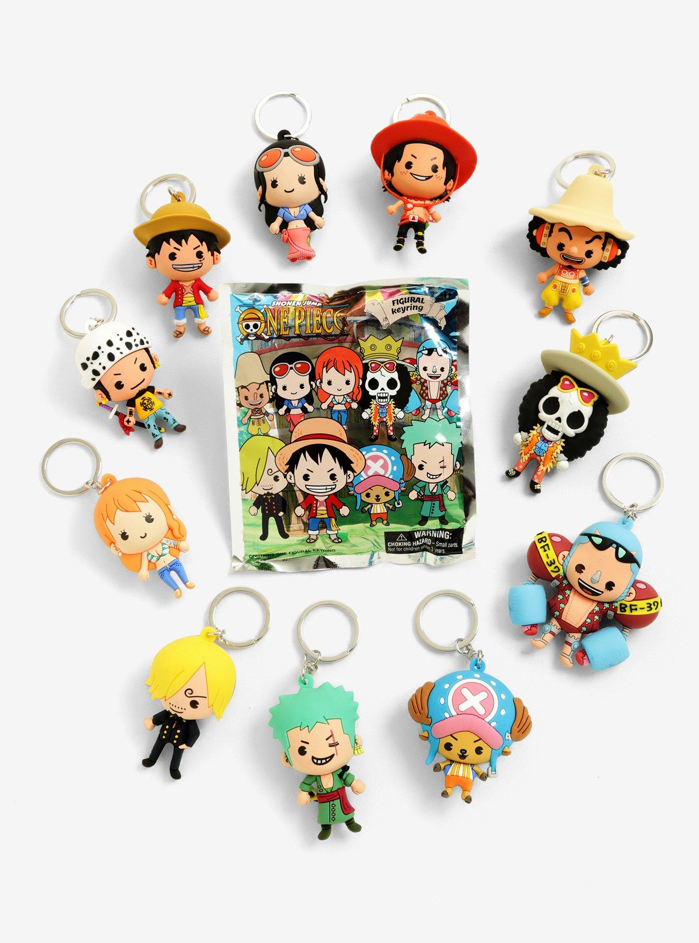 One Piece Figural Key Chain Blind Bag Hot Topic