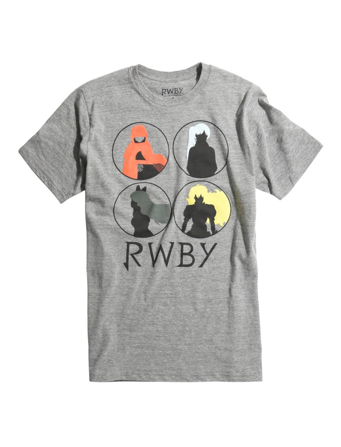 RWBY Circle Silhouette T-Shirt, GREY, hi-res