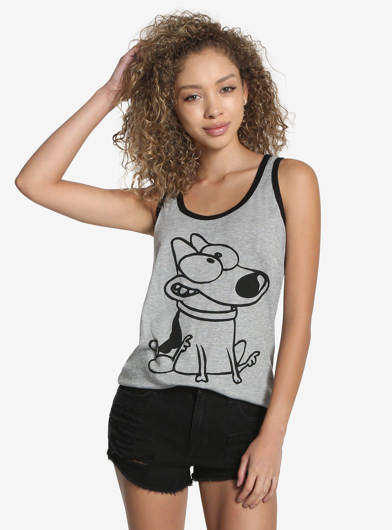 Rocko's Modern Life Spunky Womens Tank Top, GREY, hi-res