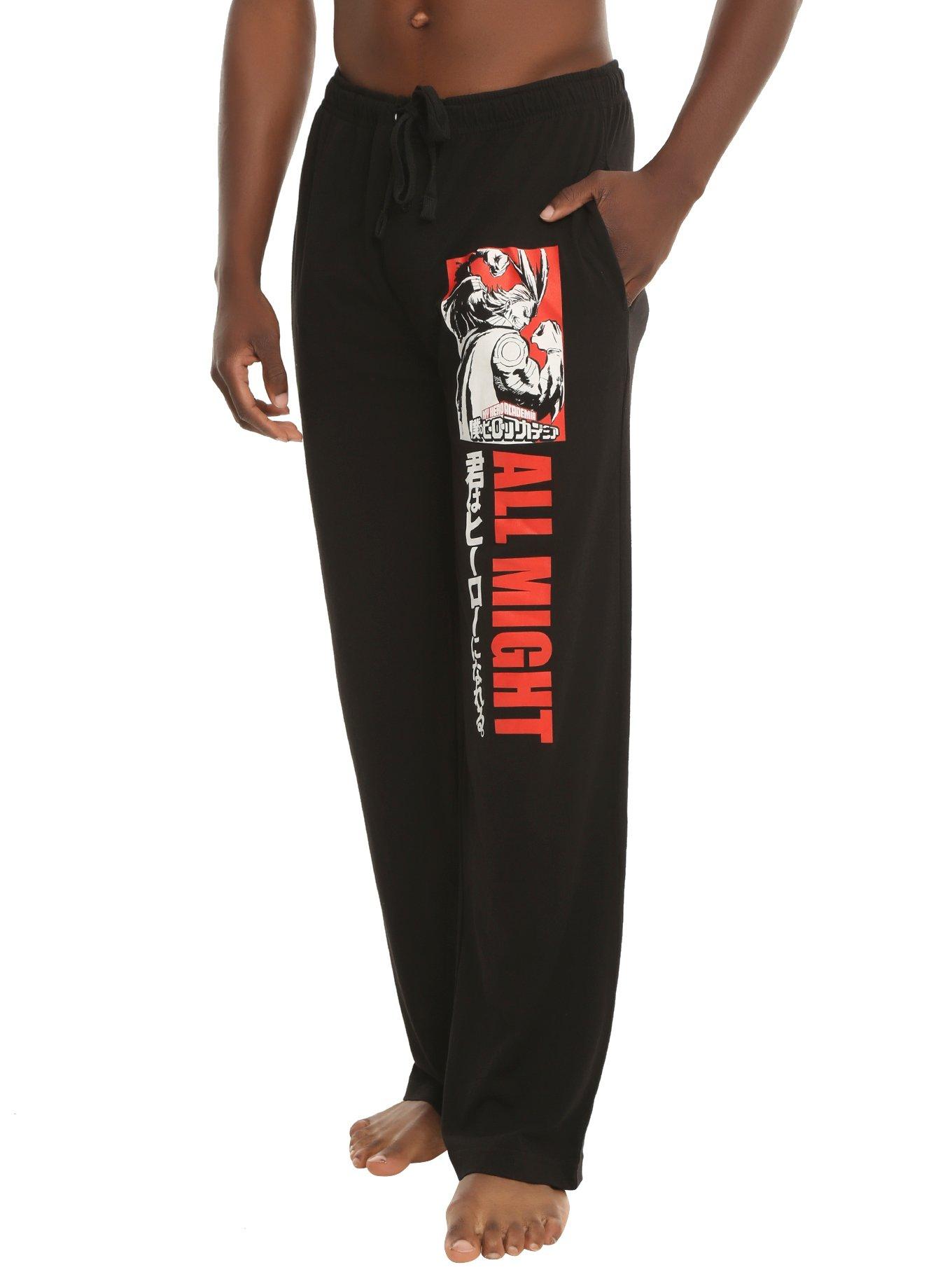 My Hero Academia All Might Guys Pajama Pants, BLACK, hi-res