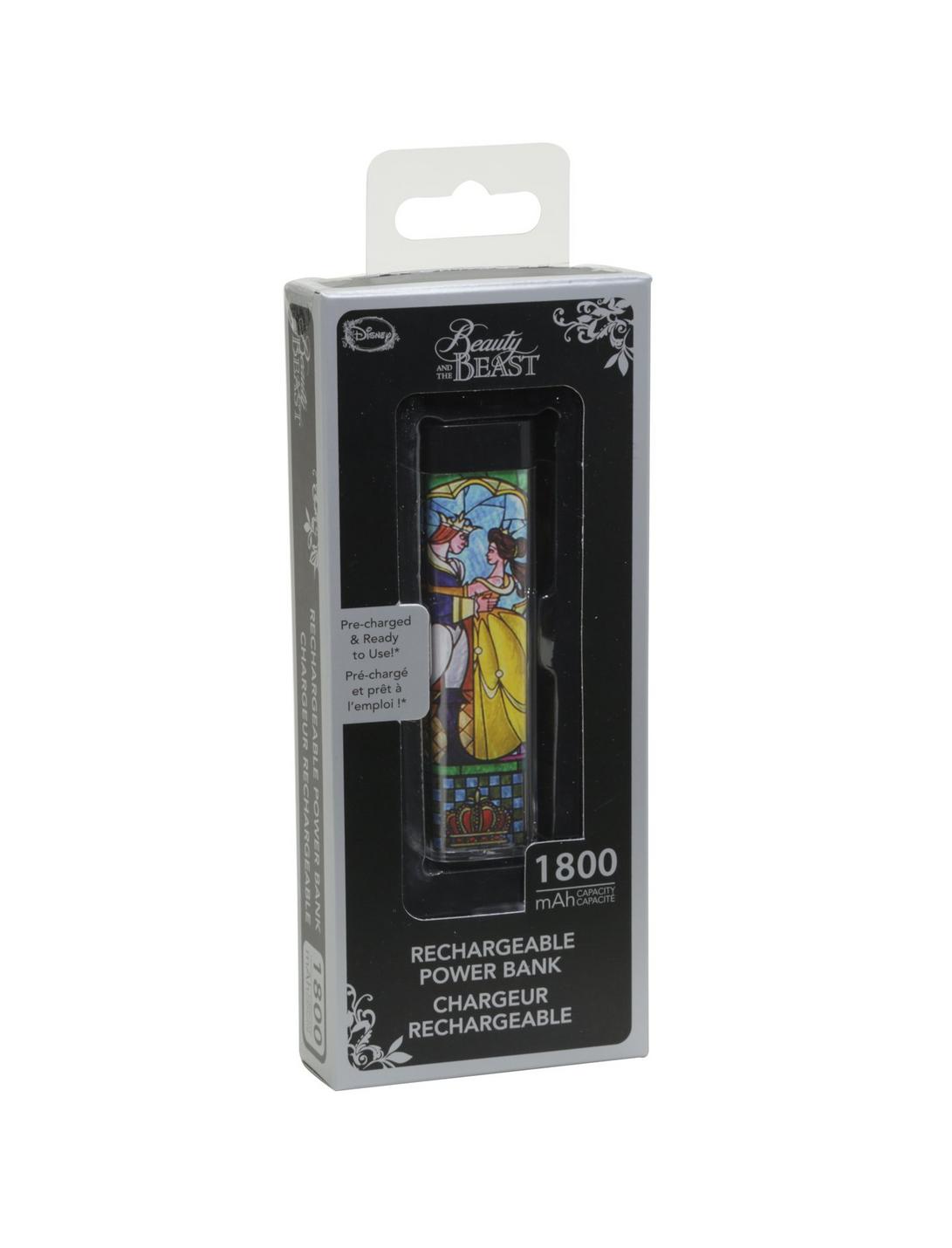 Beauty And The Beast Stained Glass Power Bank, , hi-res
