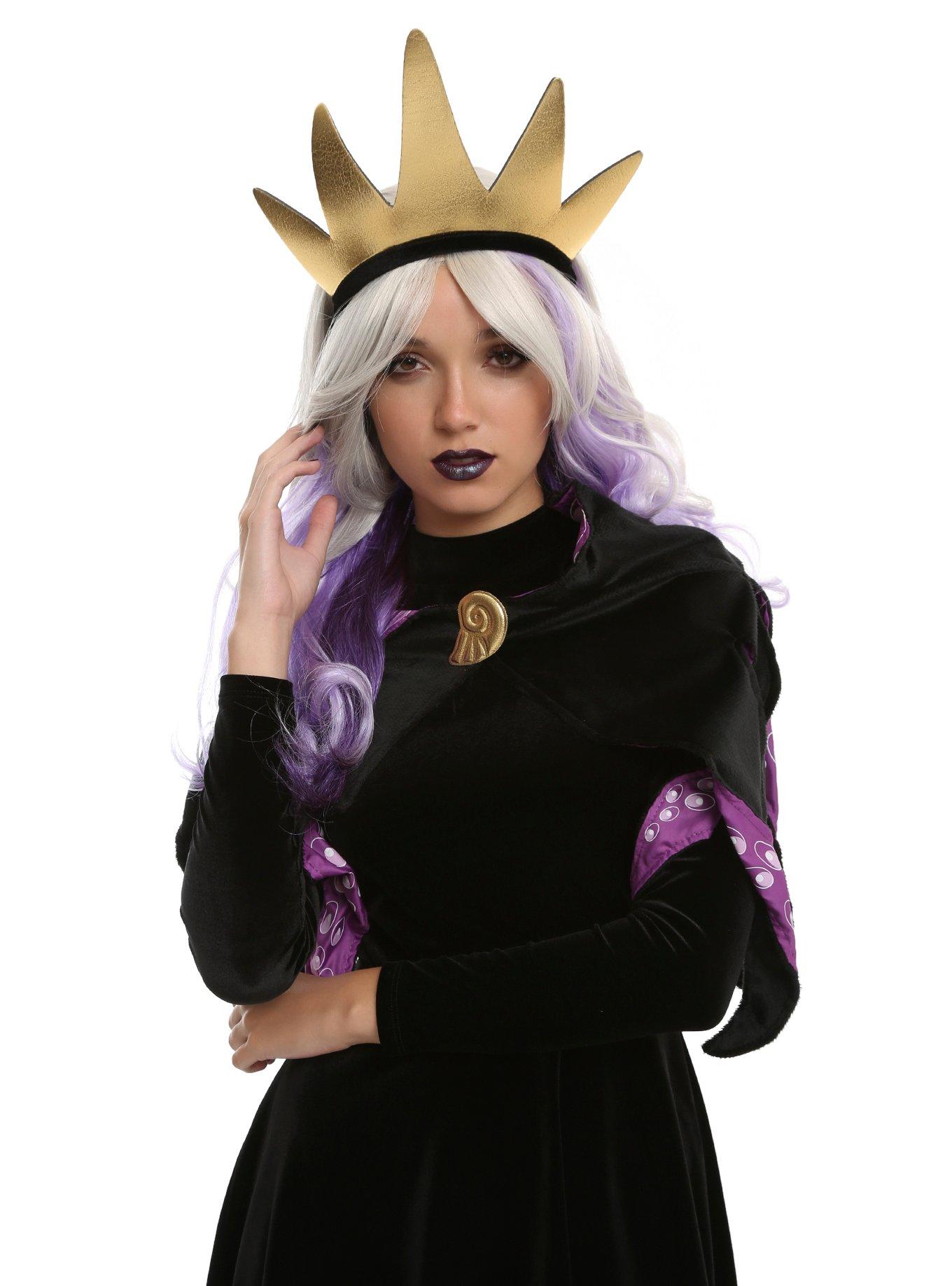 Disney Villains Ursula Crown & Cape Costume Accessory Kit Hot Topic