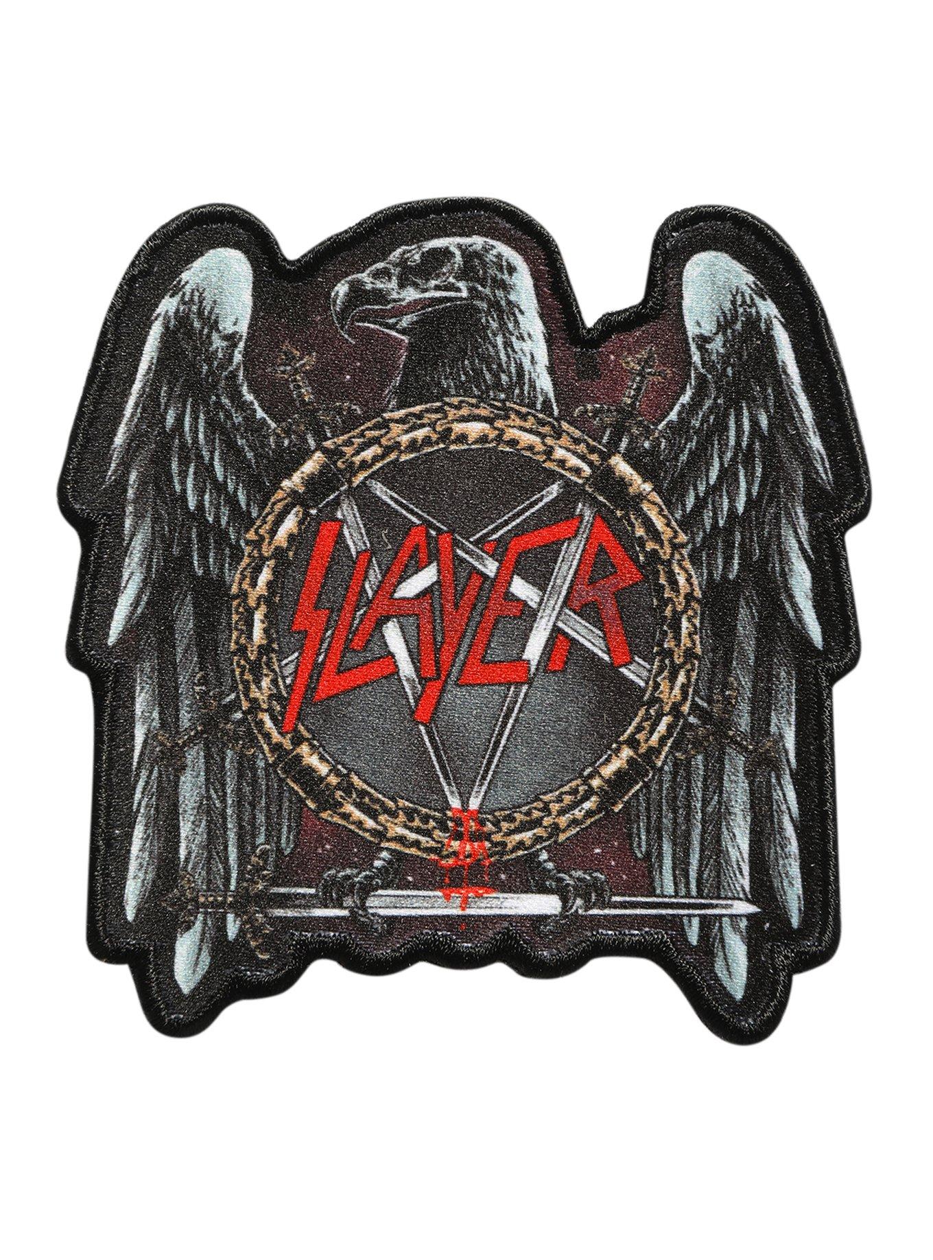 Slayer Eagle Logo Iron-On Patch, , hi-res