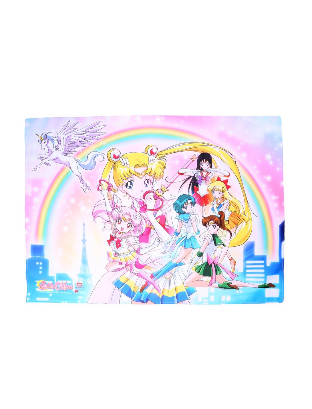 Sailor Moon Pegasus Rainbow Fabric Poster, , hi-res