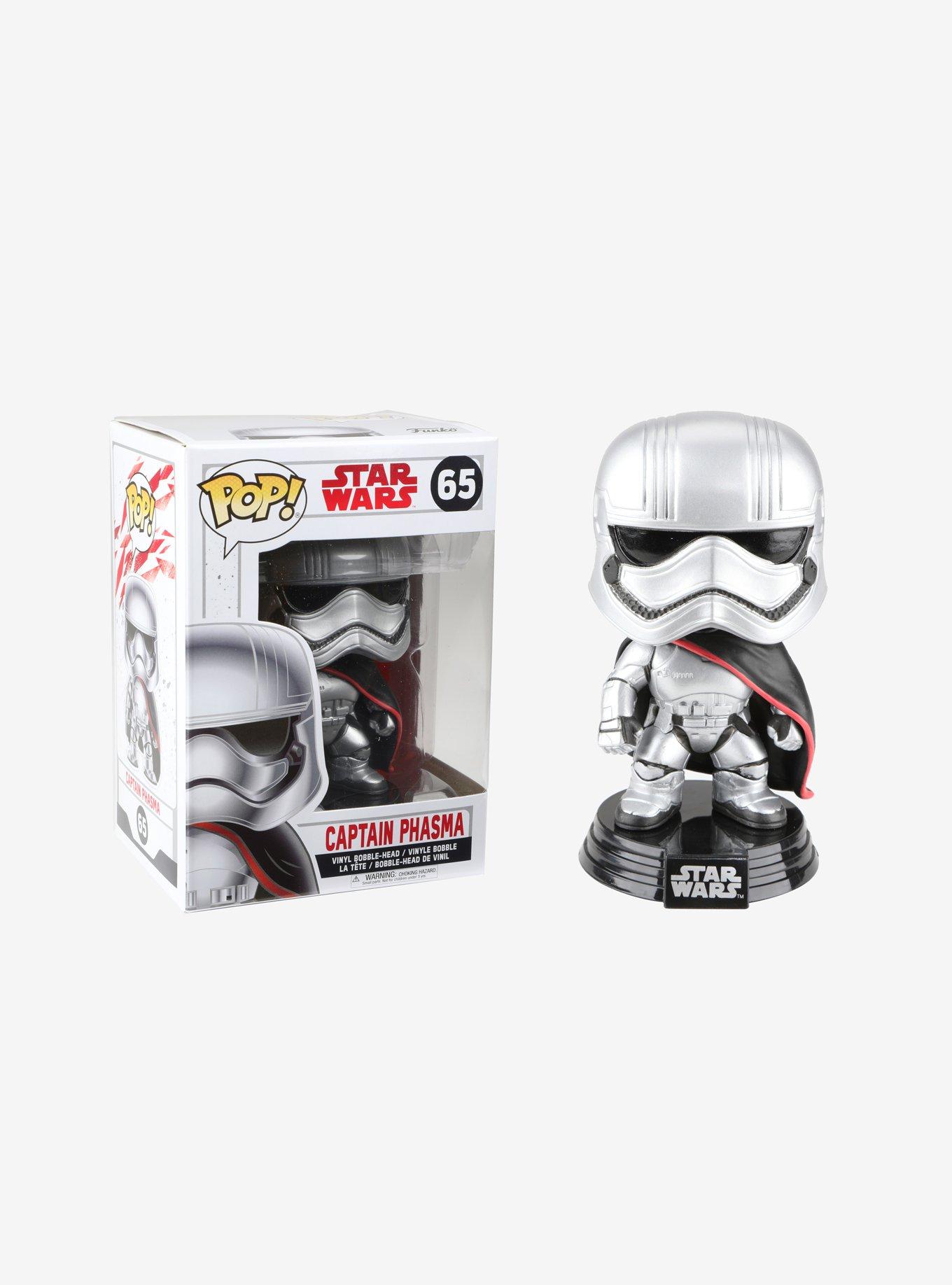 Funko Pop! Star Wars: The Last Jedi Captain Phasma Vinyl Bobble-Head, , hi-res