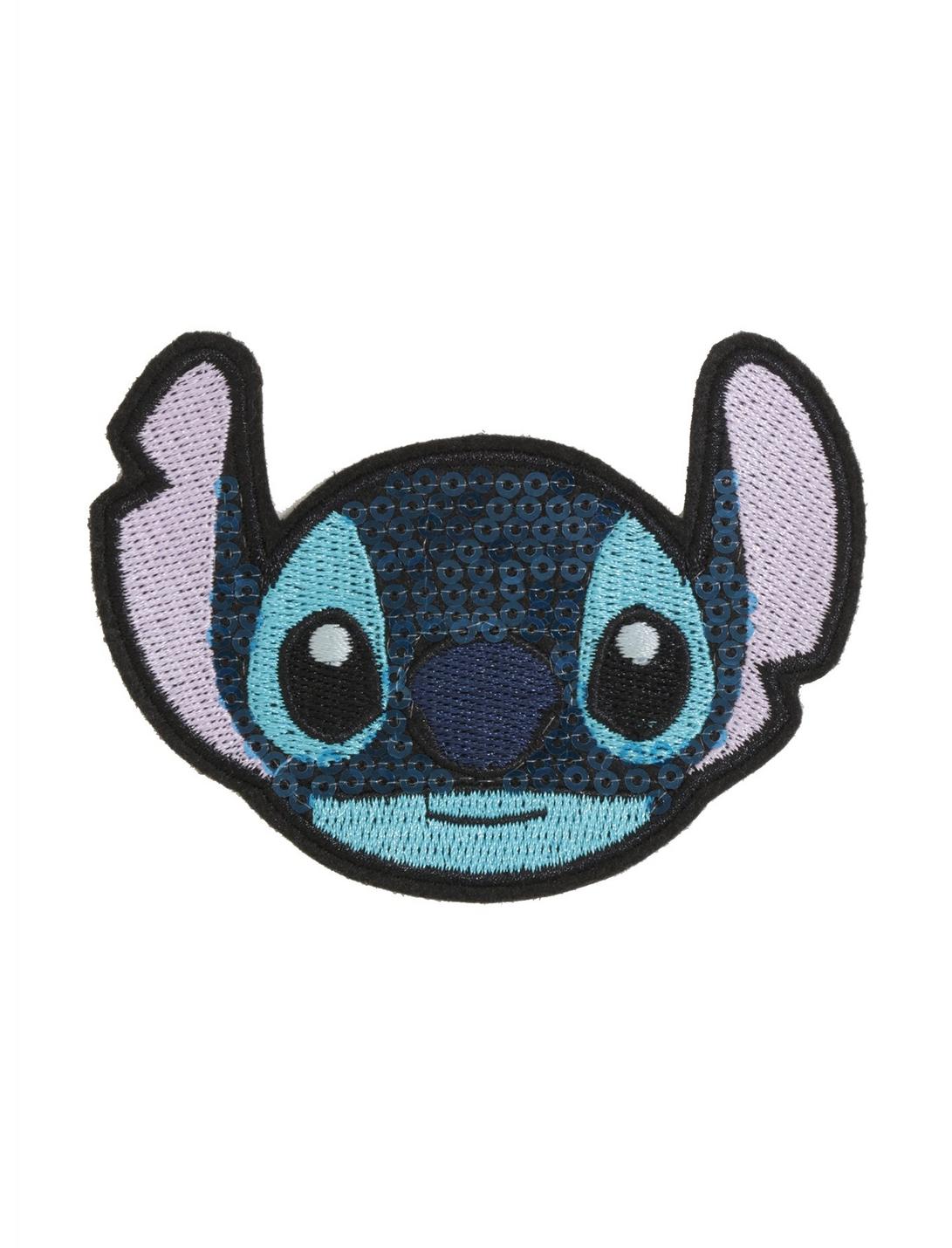 Disney Lilo & Stitch Sequin Iron-On Patch, , hi-res