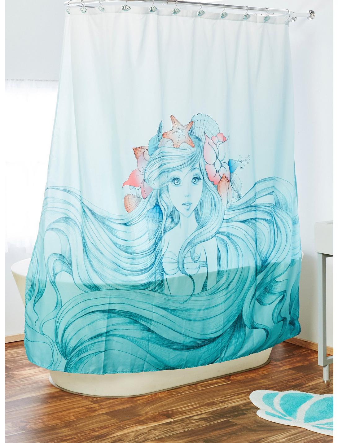 Disney The Little Mermaid Shower Curtain, , hi-res