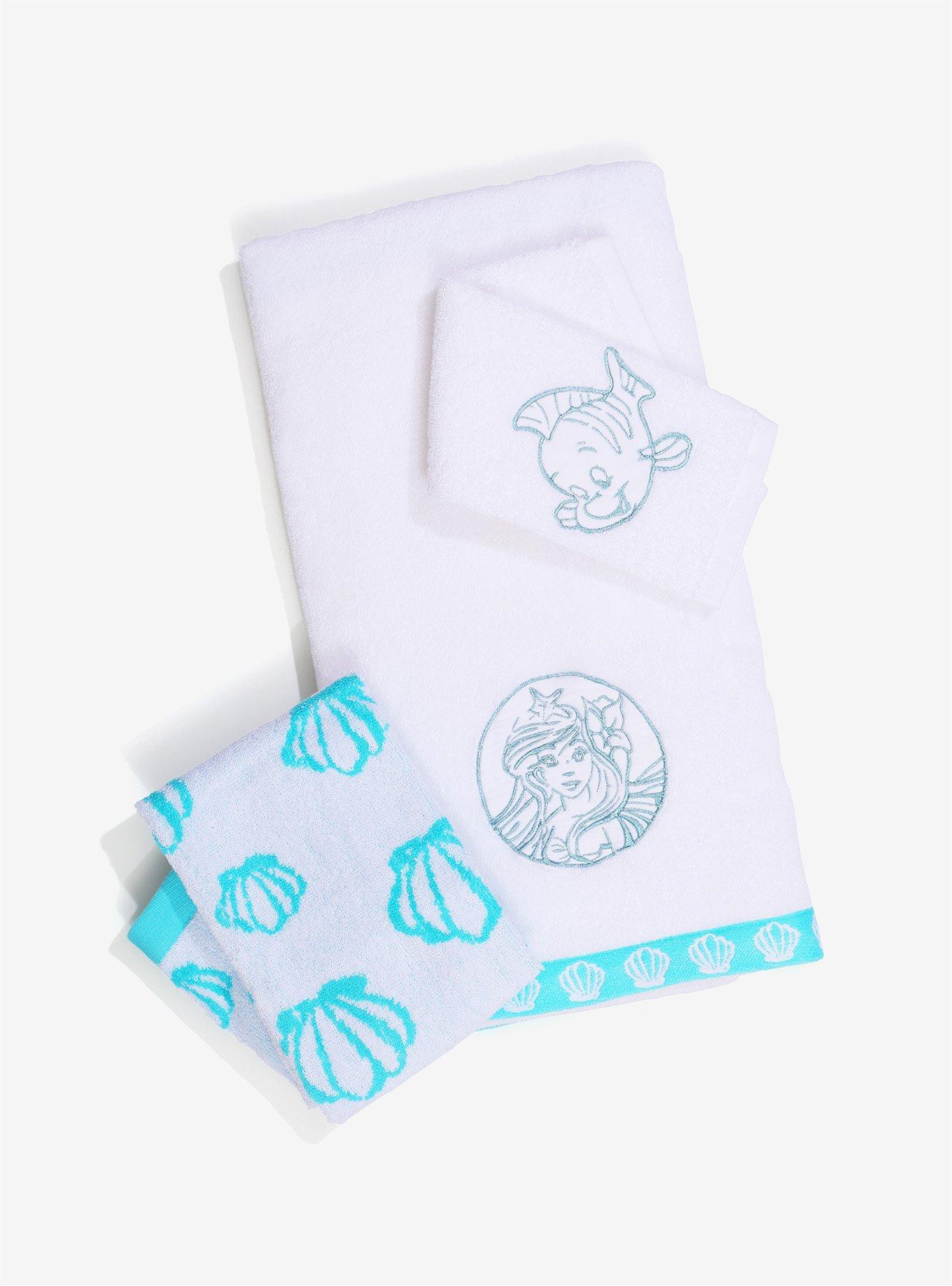 Disney The Little Mermaid Bath Towel Set, , hi-res