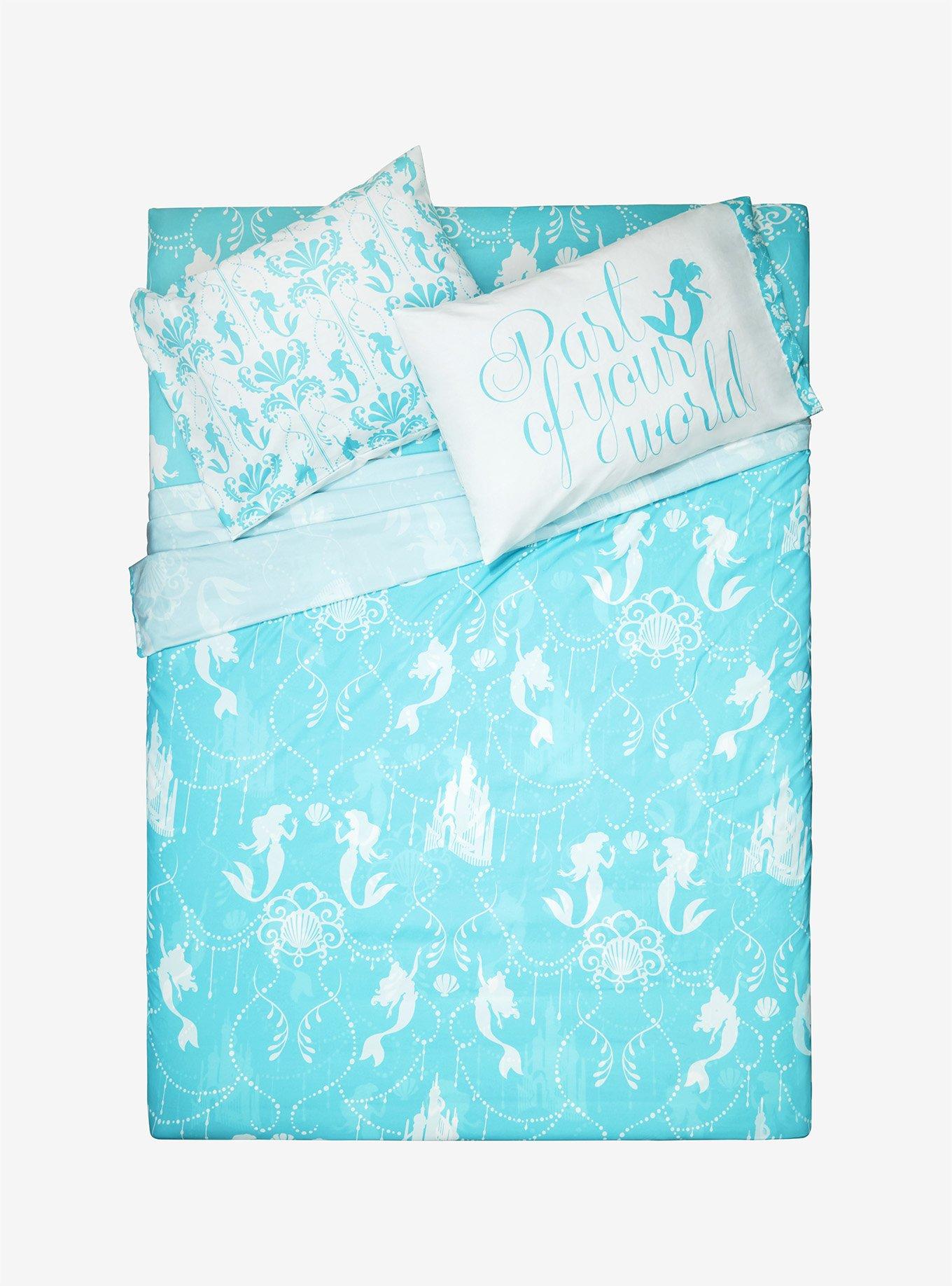 Disney The Little Mermaid Full/Queen Sheet Set BoxLunch