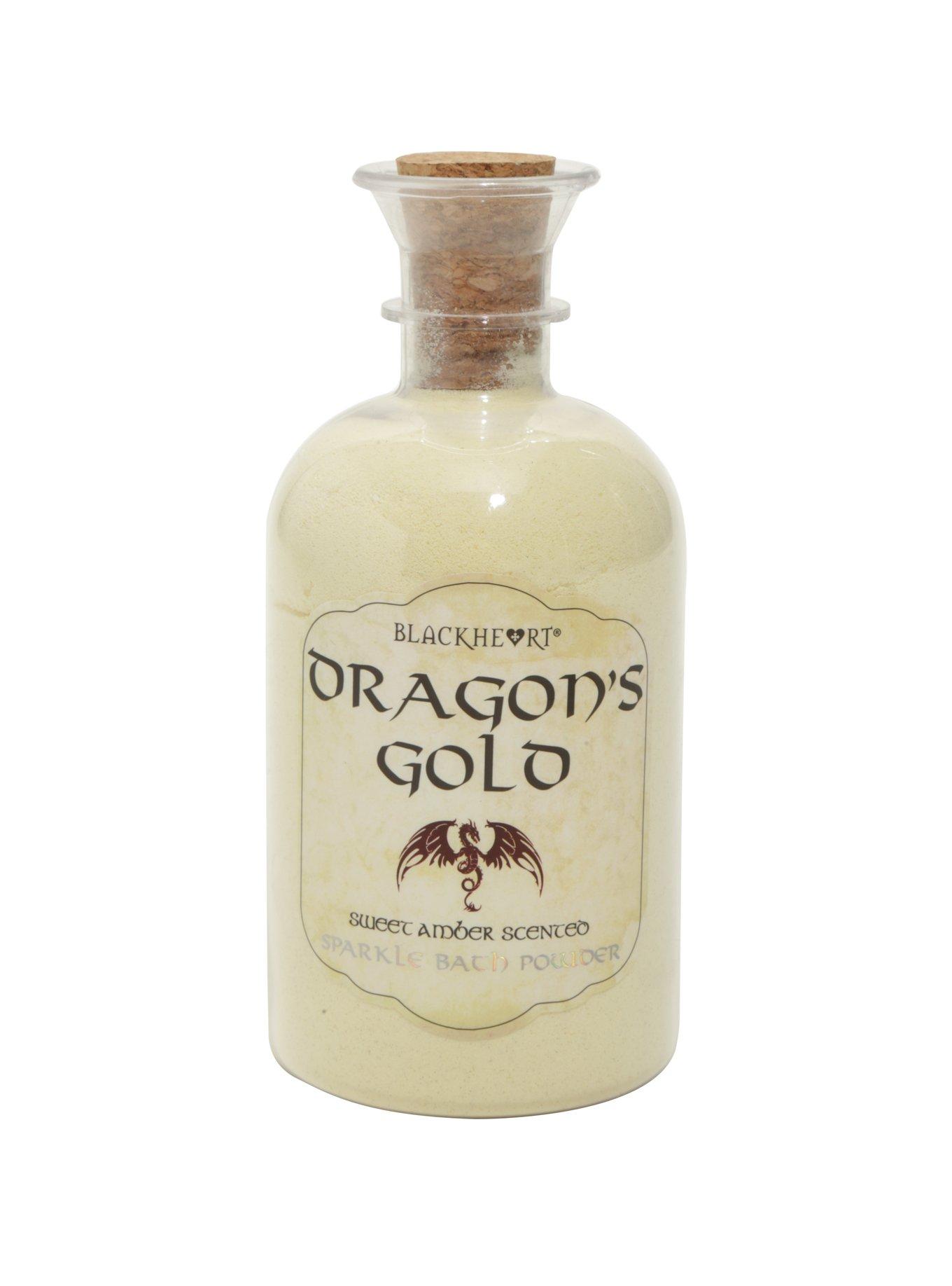 Blackheart Beauty Dragon's Gold Sparkle Bath Powder, , hi-res