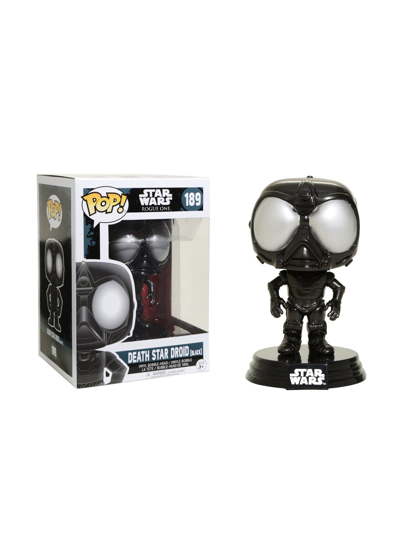 Funko Star Wars: Rogue One Pop! Death Star Droid (Black) Vinyl Bobble-Head, , hi-res