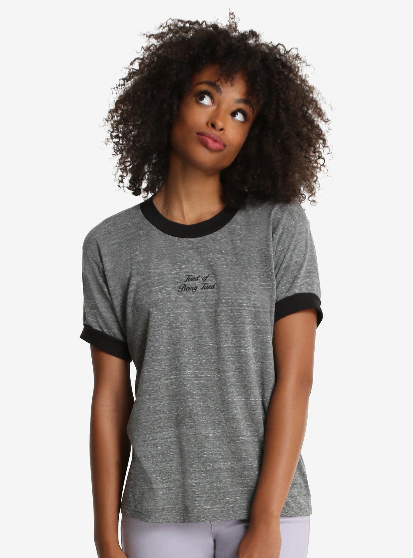Tired Womens Ringer Tee BoxLunch