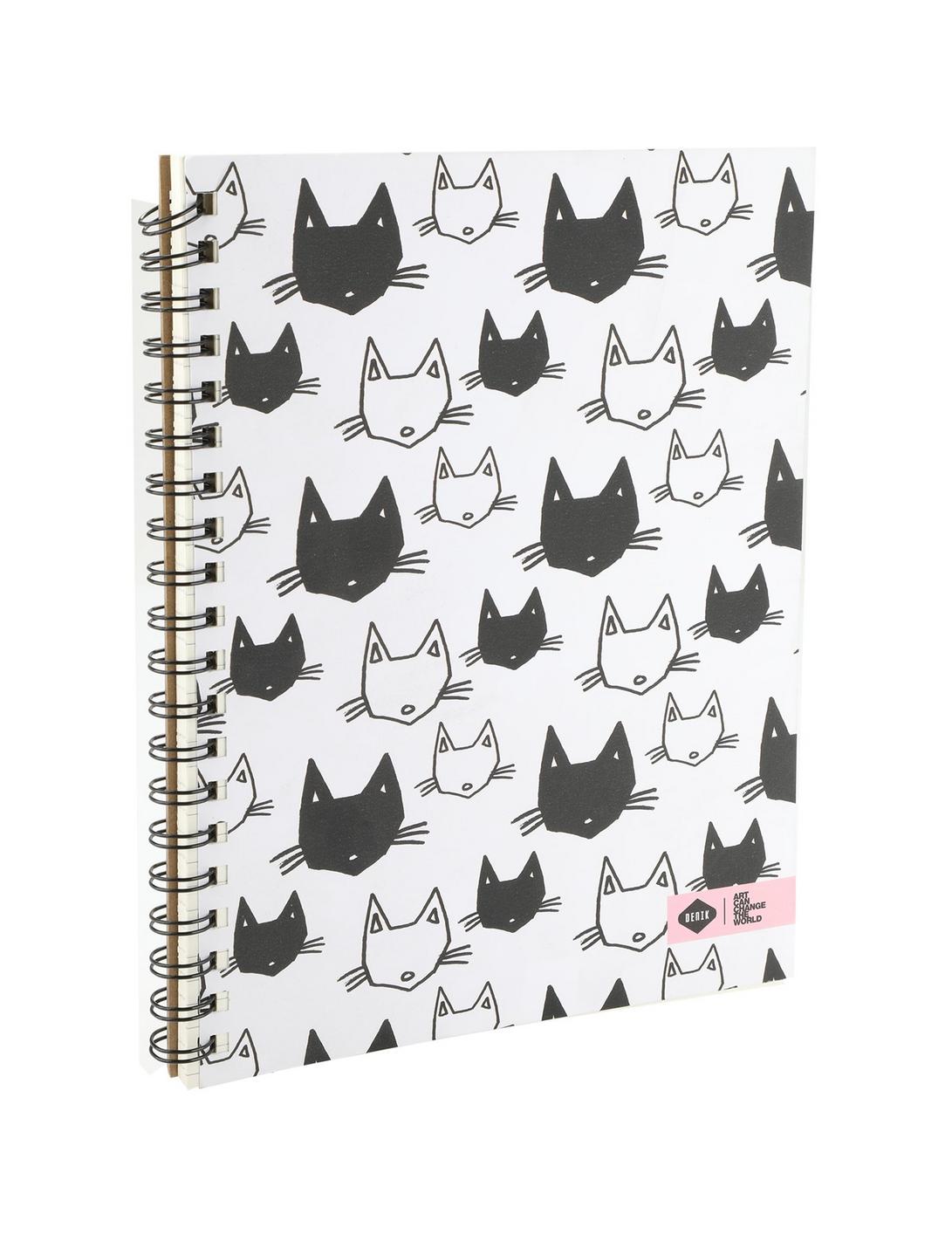 Cat Allover Print Spiral Notebook, , hi-res