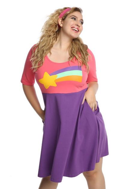 gravity falls dress Gravity Falls Mabel Cosplay Dress Plus Size