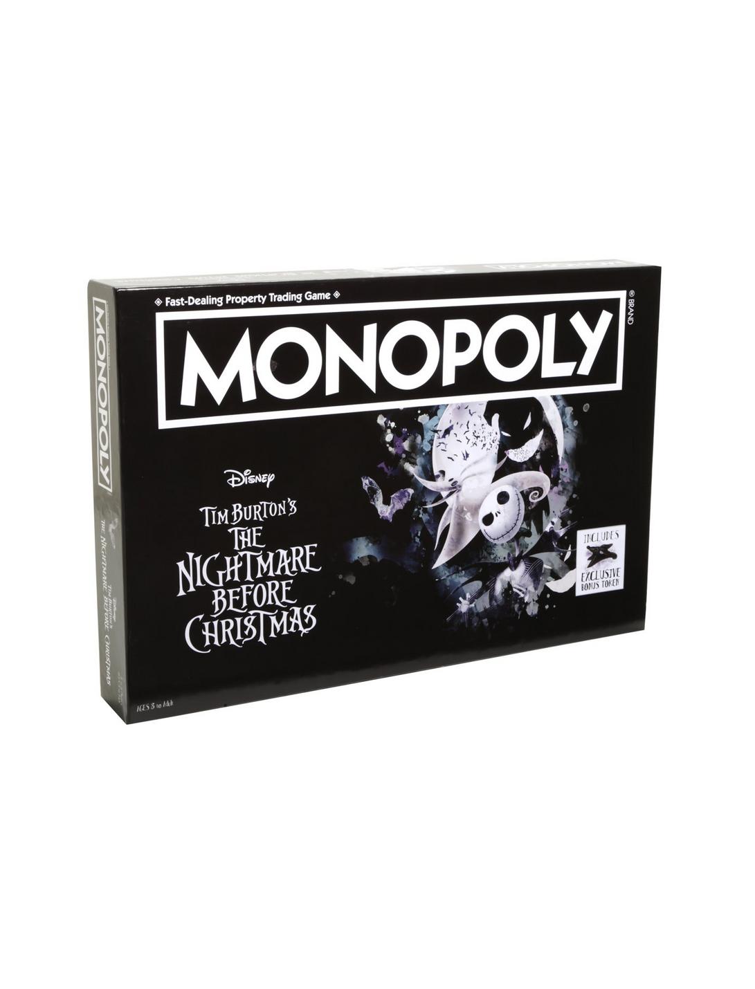 The Nightmare Before Christmas Collector's Edition Monopoly Board Game, , hi-res