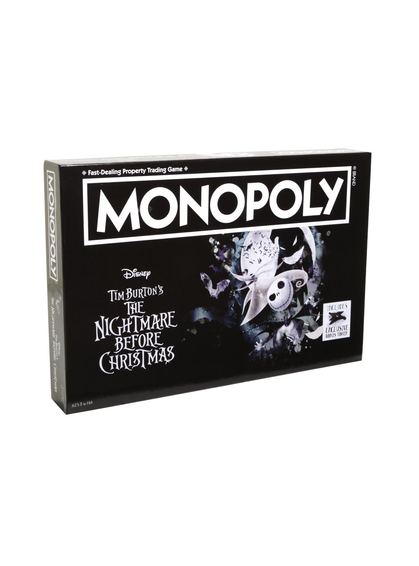 The Nightmare Before Christmas Collector's Edition Monopoly Board Game, , hi-res