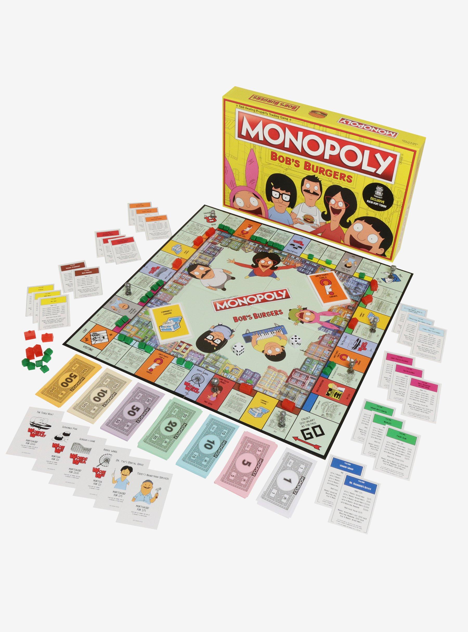 Bob's Burgers Edition Monopoly Board Game, , hi-res