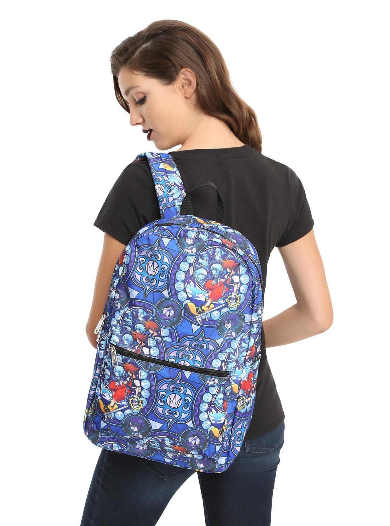 Disney Kingdom Hearts Stained Glass Backpack, , hi-res
