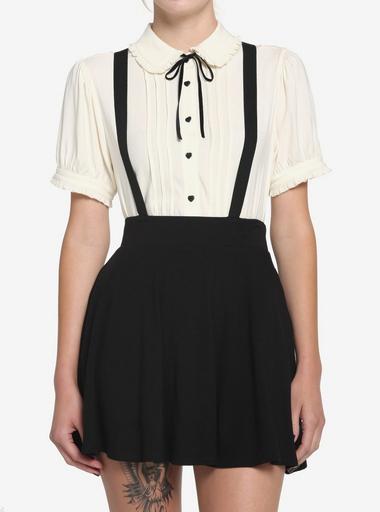 Black Suspender Dress