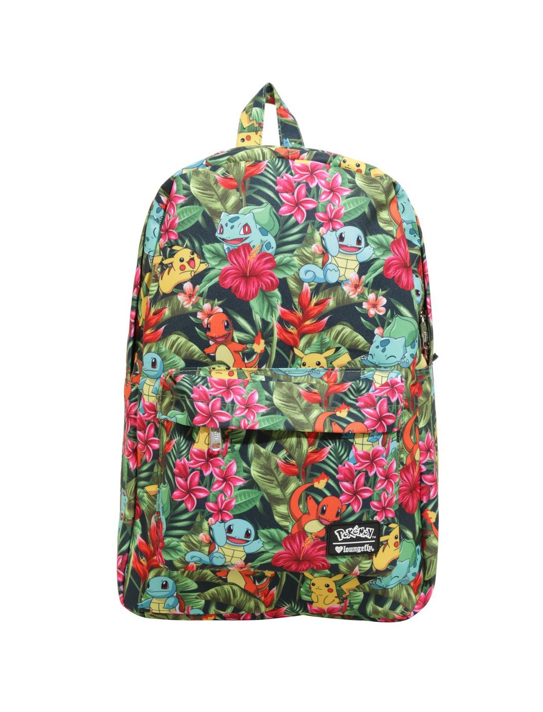 Loungefly Pokemon Starters Tropical Backpack, , hi-res