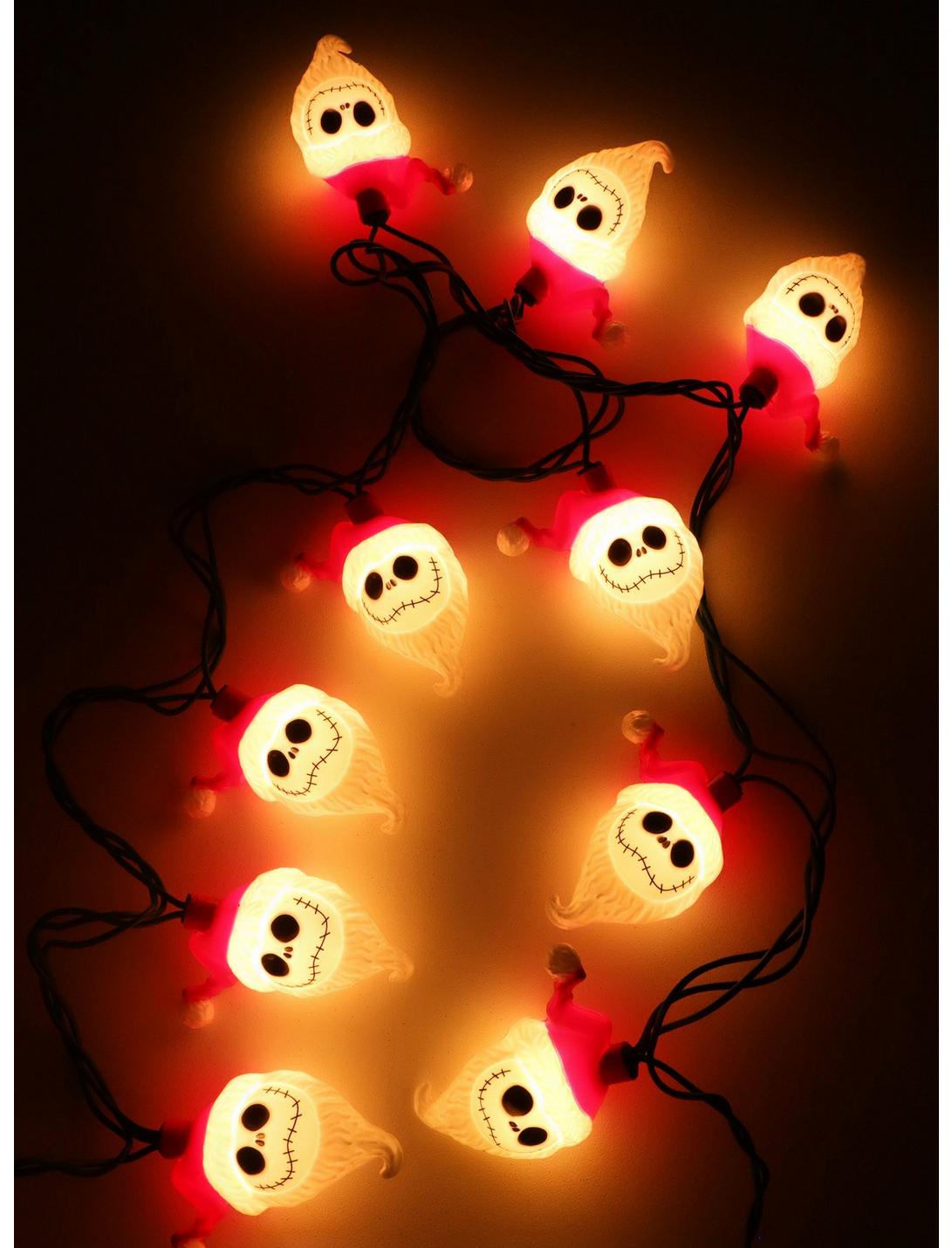 The Nightmare Before Christmas Jack Santa Hat String Lights, , hi-res