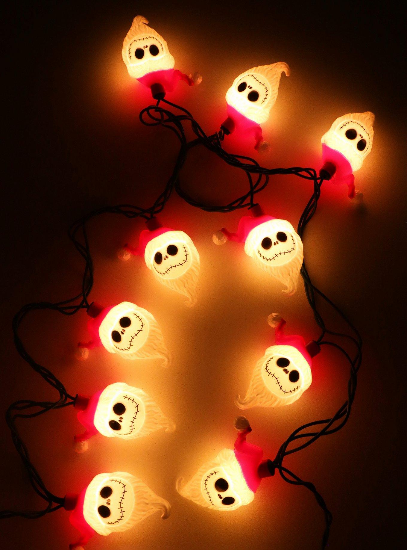 The Nightmare Before Christmas Jack Santa Hat String Lights, , hi-res