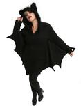 Cozy Bat Costume Plus Size, BLACK, hi-res