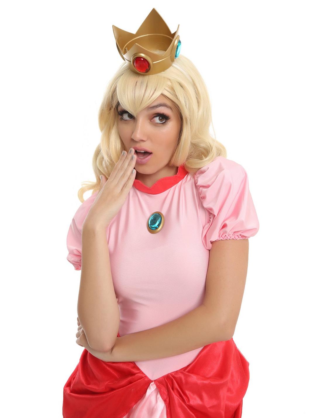 Super Mario Bros. Princess Peach Deluxe Costume, MULTI, hi-res