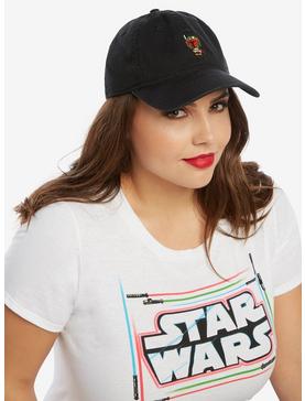 Plus Size Star Wars Chibi Boba Fett Black Baseball Cap, , hi-res