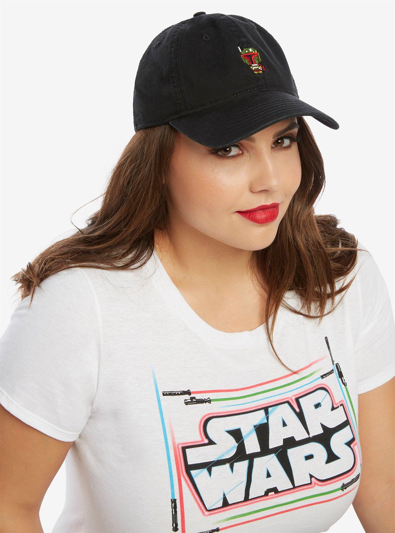 Star Wars Chibi Boba Fett Black Baseball Cap, , hi-res