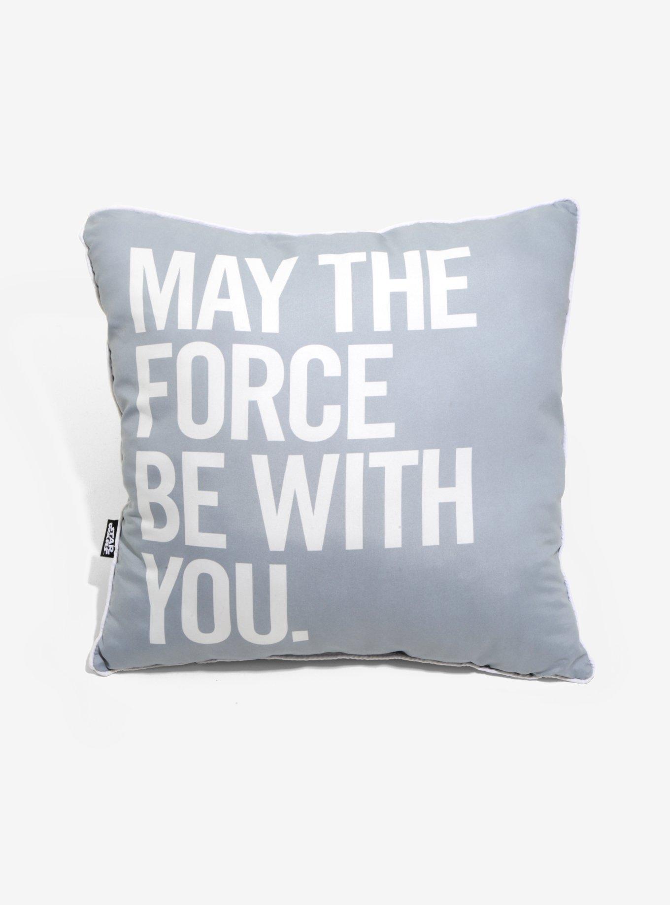 Star Wars May The Force Be With You Throw Pillow, , hi-res