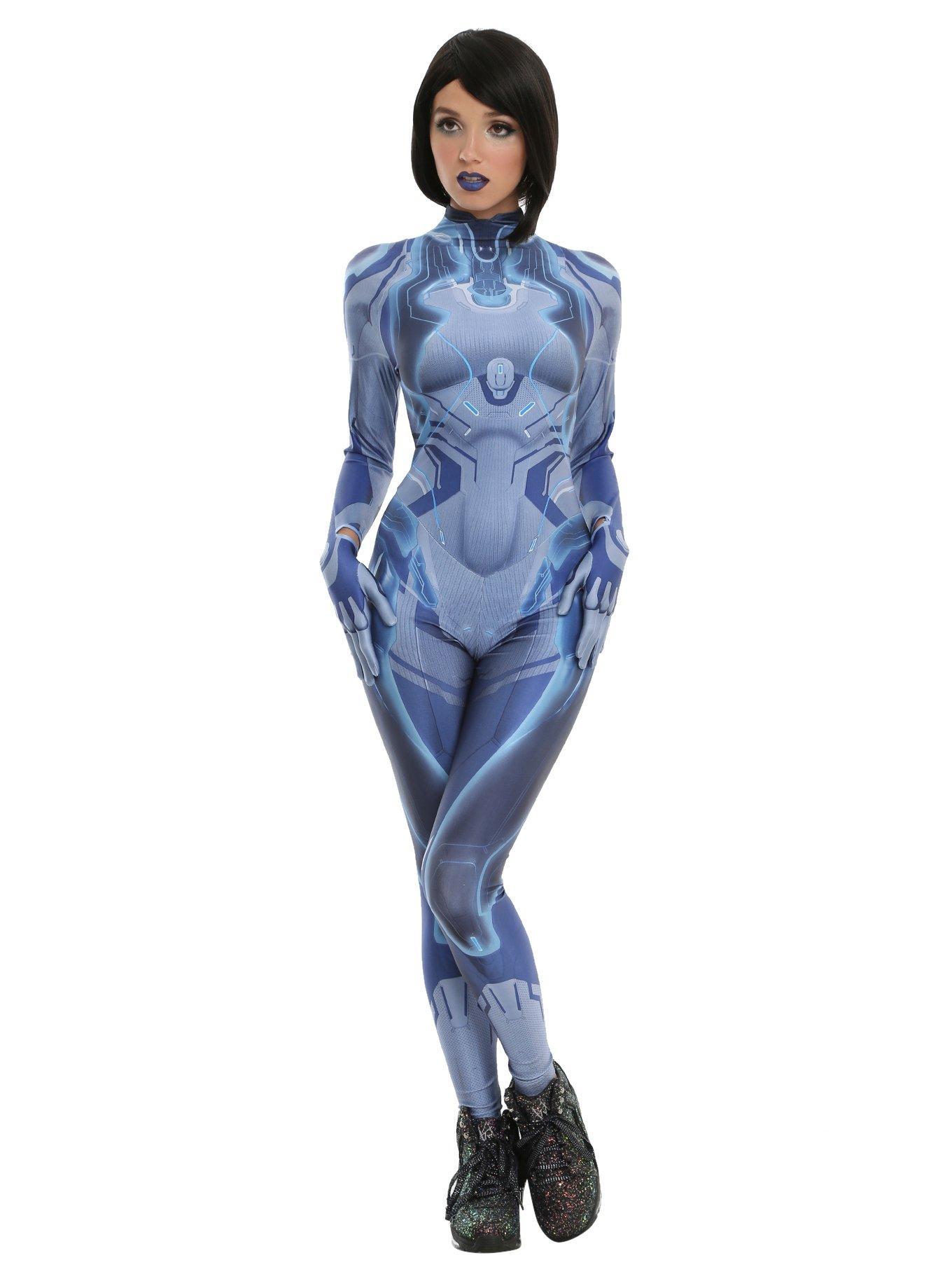 Halo Cortana Bodysuit Costume, MULTI, hi-res