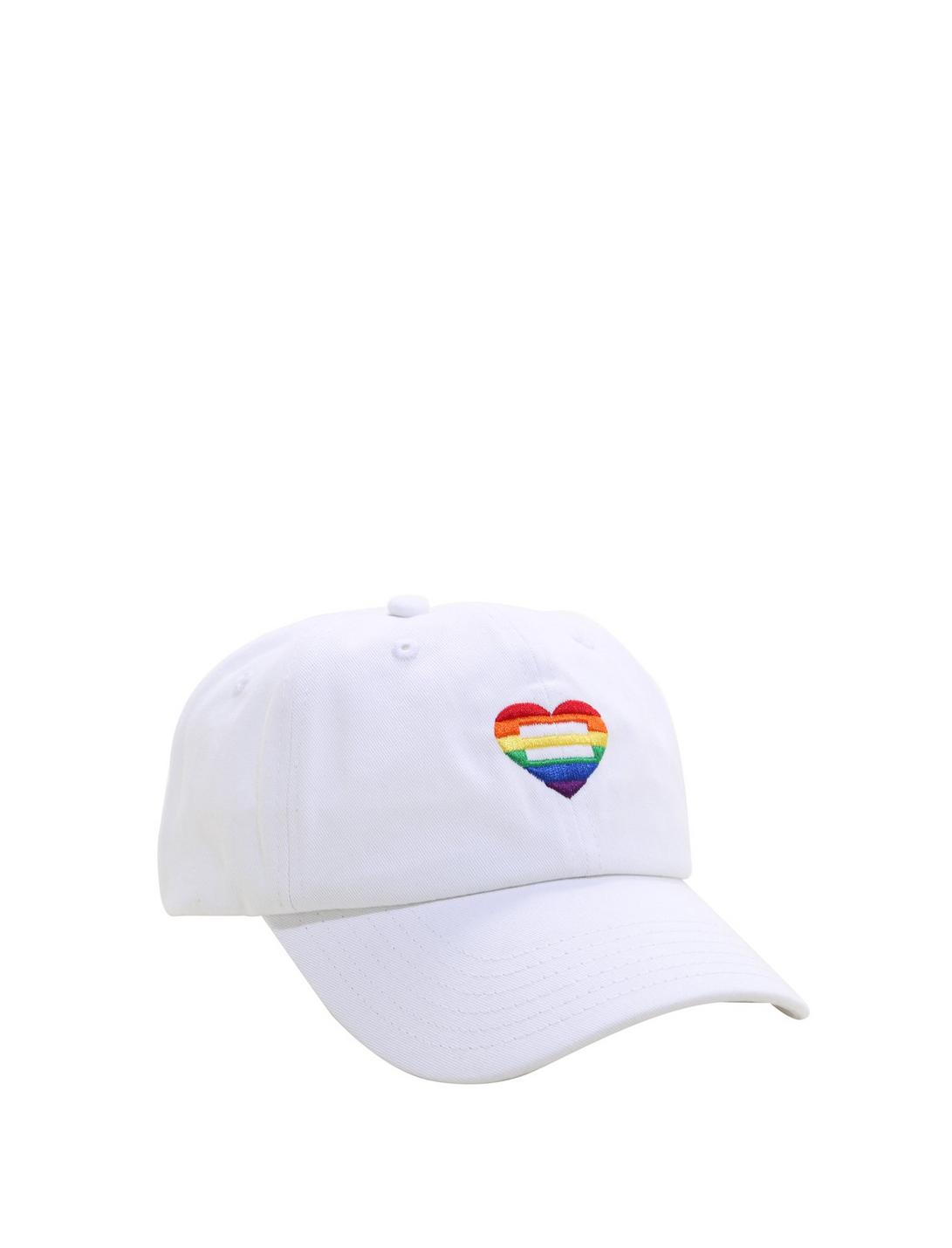 Equality Rainbow Heart Dad Cap, , hi-res