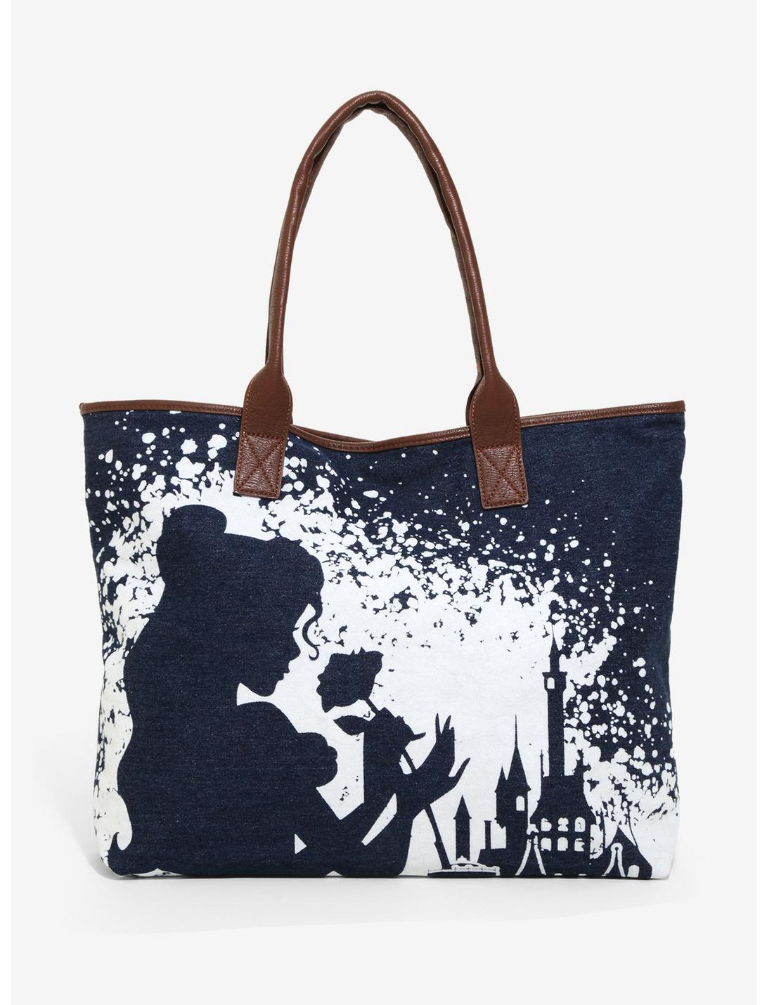 Loungefly Disney Beauty And The Beast Belle Bleached Tote - BoxLunch Exclusive, , hi-res
